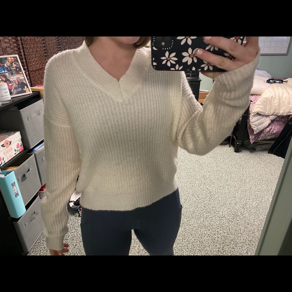 White sweater